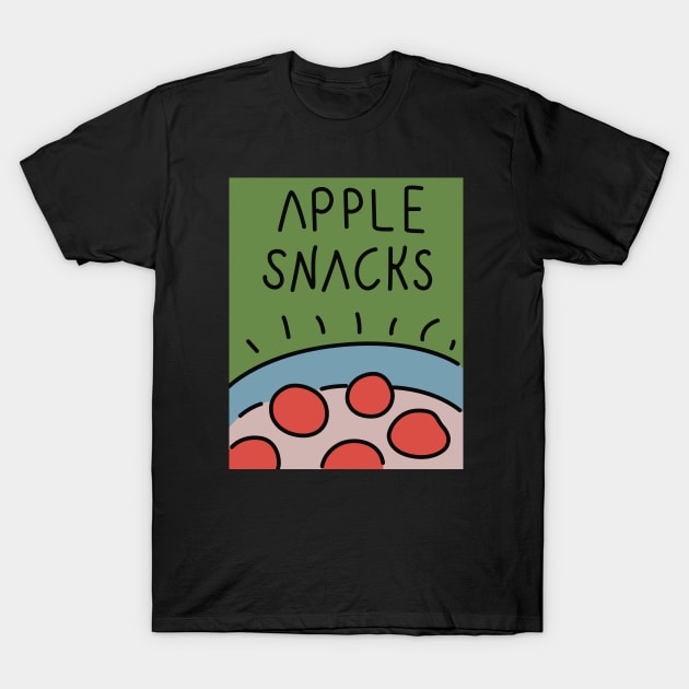 Apple Snacks T-Shirt by saintpetty